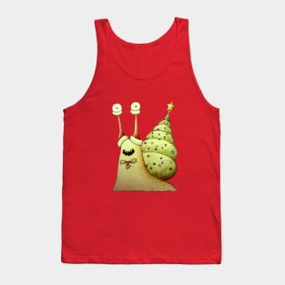 Christmas snail Tank Top